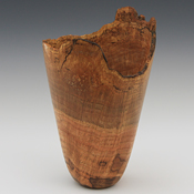 Red Oak Burl Vase