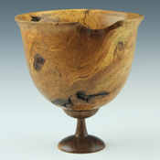 White Oak Burl Vase