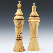 Spalted Maple Salt & Pepper Grinders