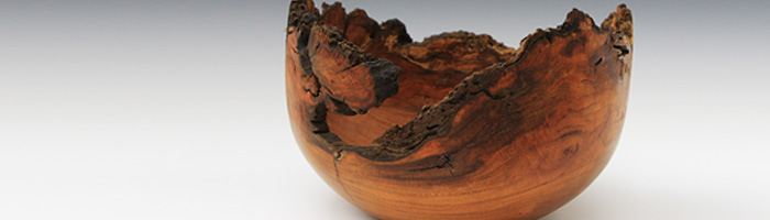 Natural Edge Cherry Burl Cap