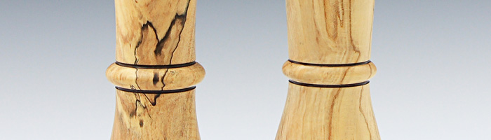 Spalted Maple Salt & Pepper Grinders